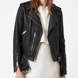 Allsaints Balfern Palm Leather Jacket